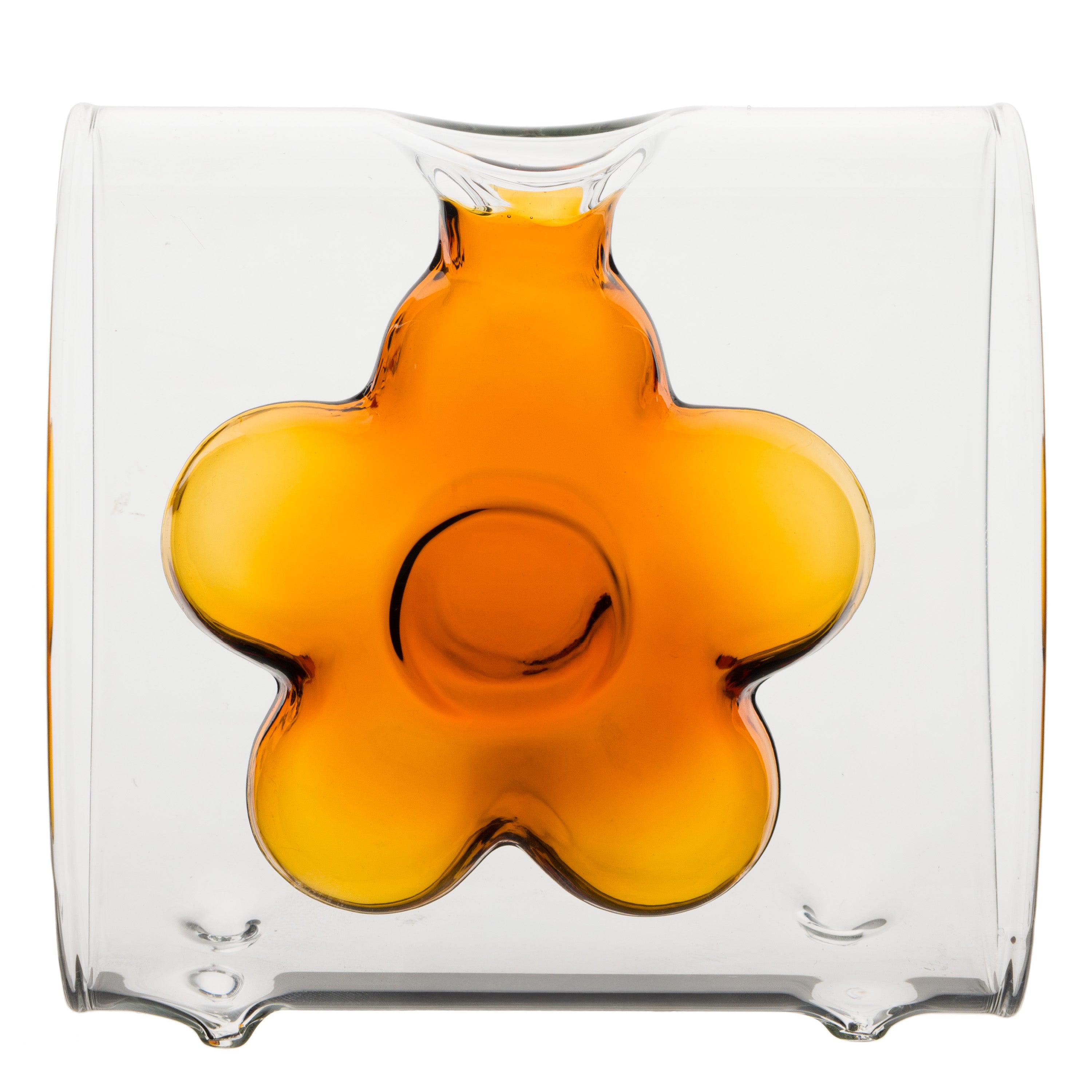 Set da 3 - Infiore Cilindro Ambra - Borosilicato,10X10X10.5 cm