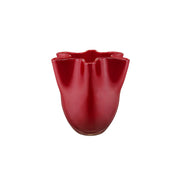 Tempo Vaso Rosso M - Vetro,22x22x21 cm