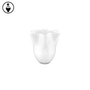 Tempo Vaso Bianco M - Vetro,22x22x21 cm