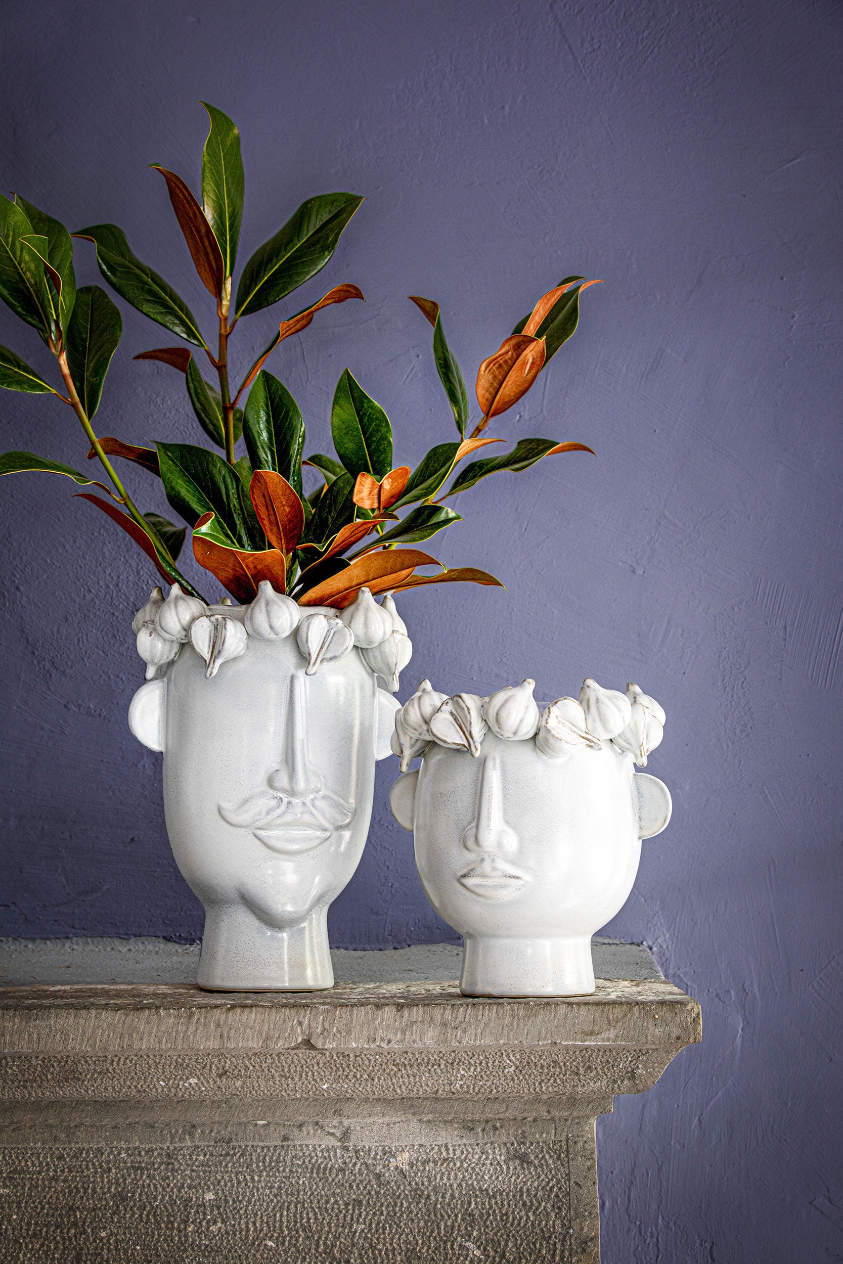 Arciboldo Aglio L - Porcellana,22x21,5x3 cm