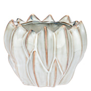 Set da 2 - Brassica Cachepot M Azzurro - Stoneware,Ø19x15 cm