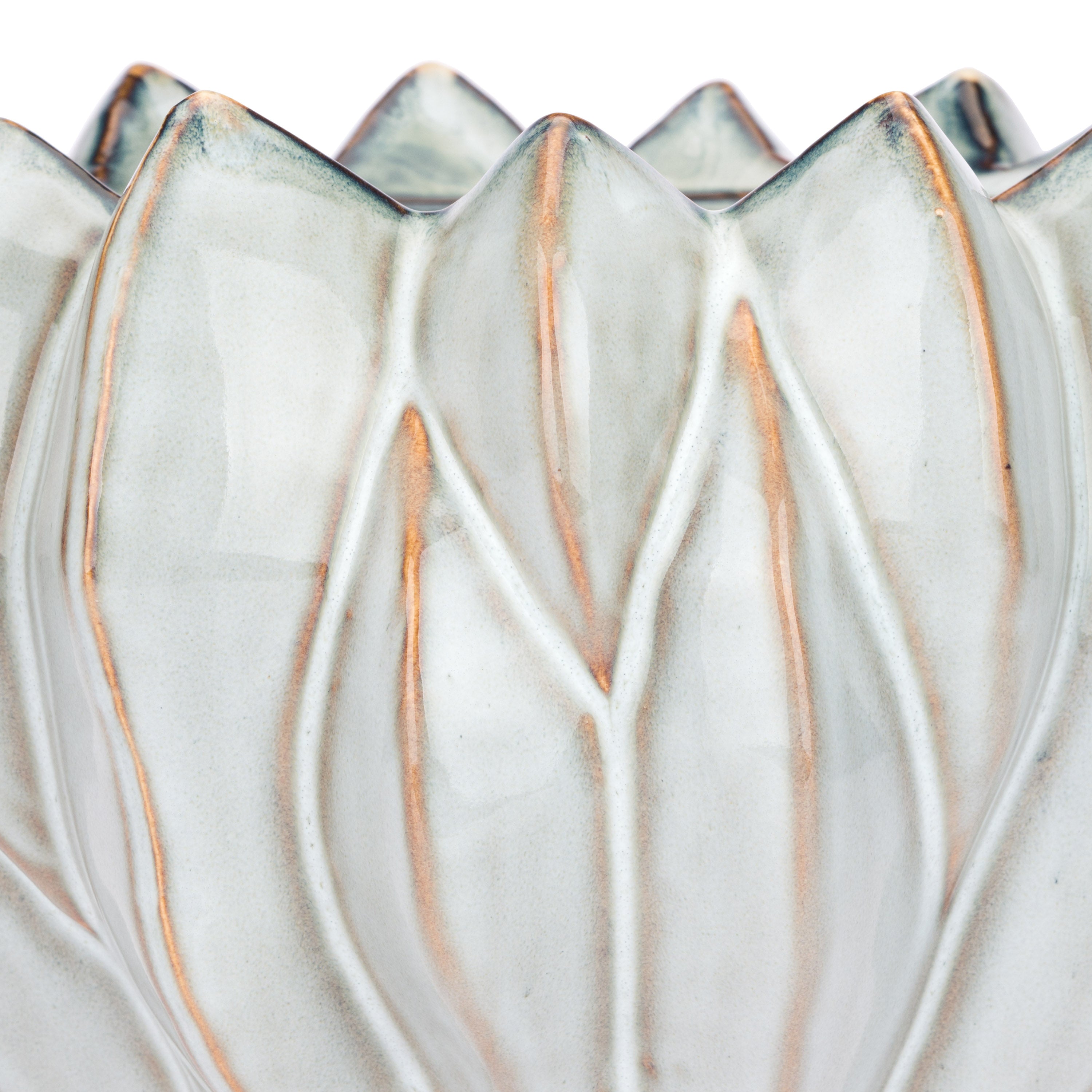 Brassica Cachepot L Azzurro - Stoneware,Ø26x16 cm