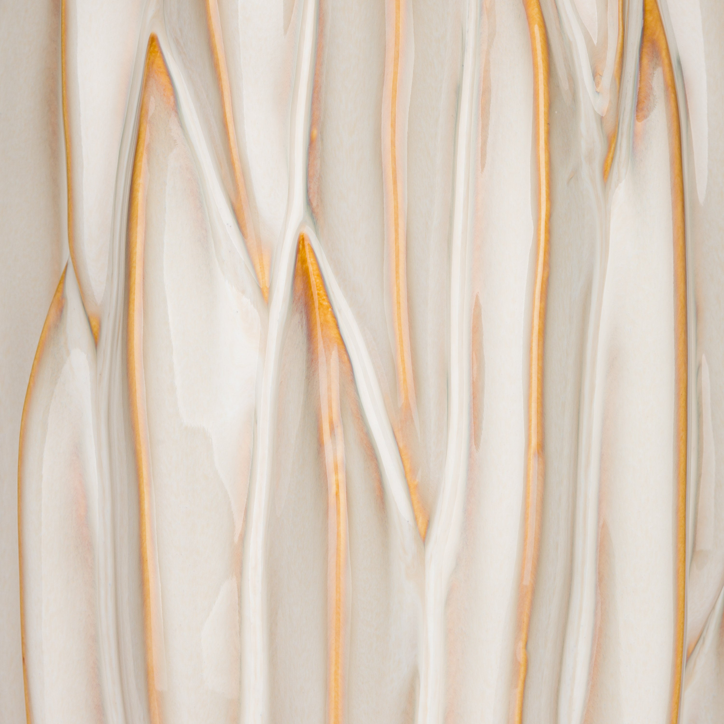 Brassica Vaso Crema - Stoneware,Ø18xh56 cm