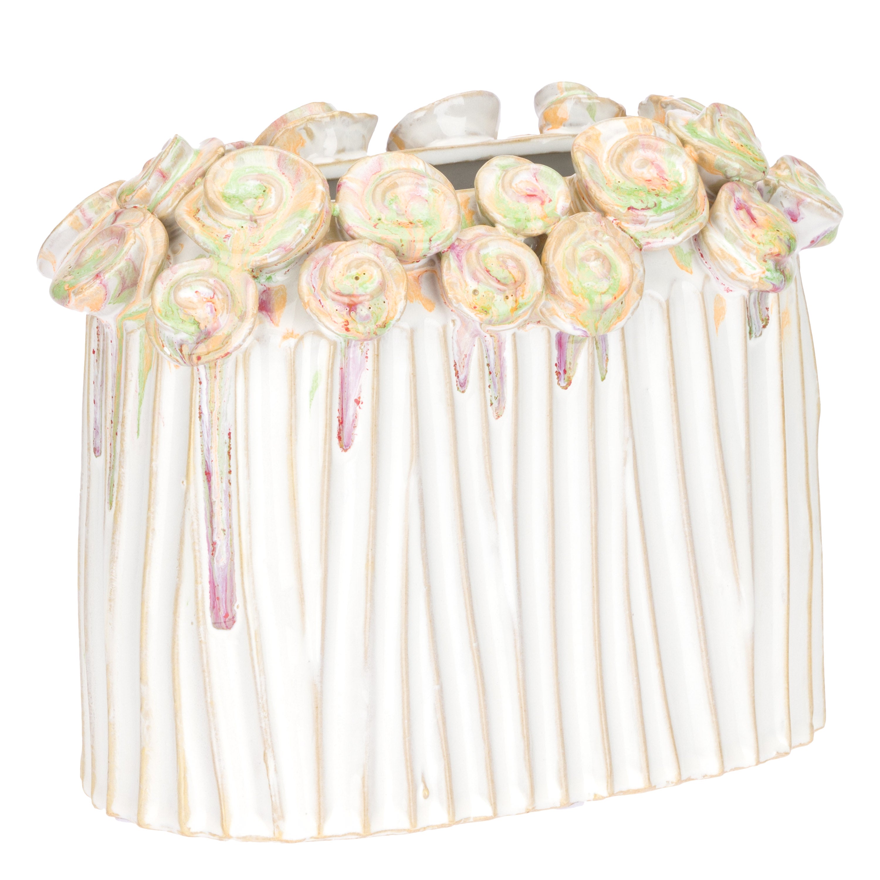 Fiorisufiori Vaso S - Stoneware,22.5x14.5x17 cm