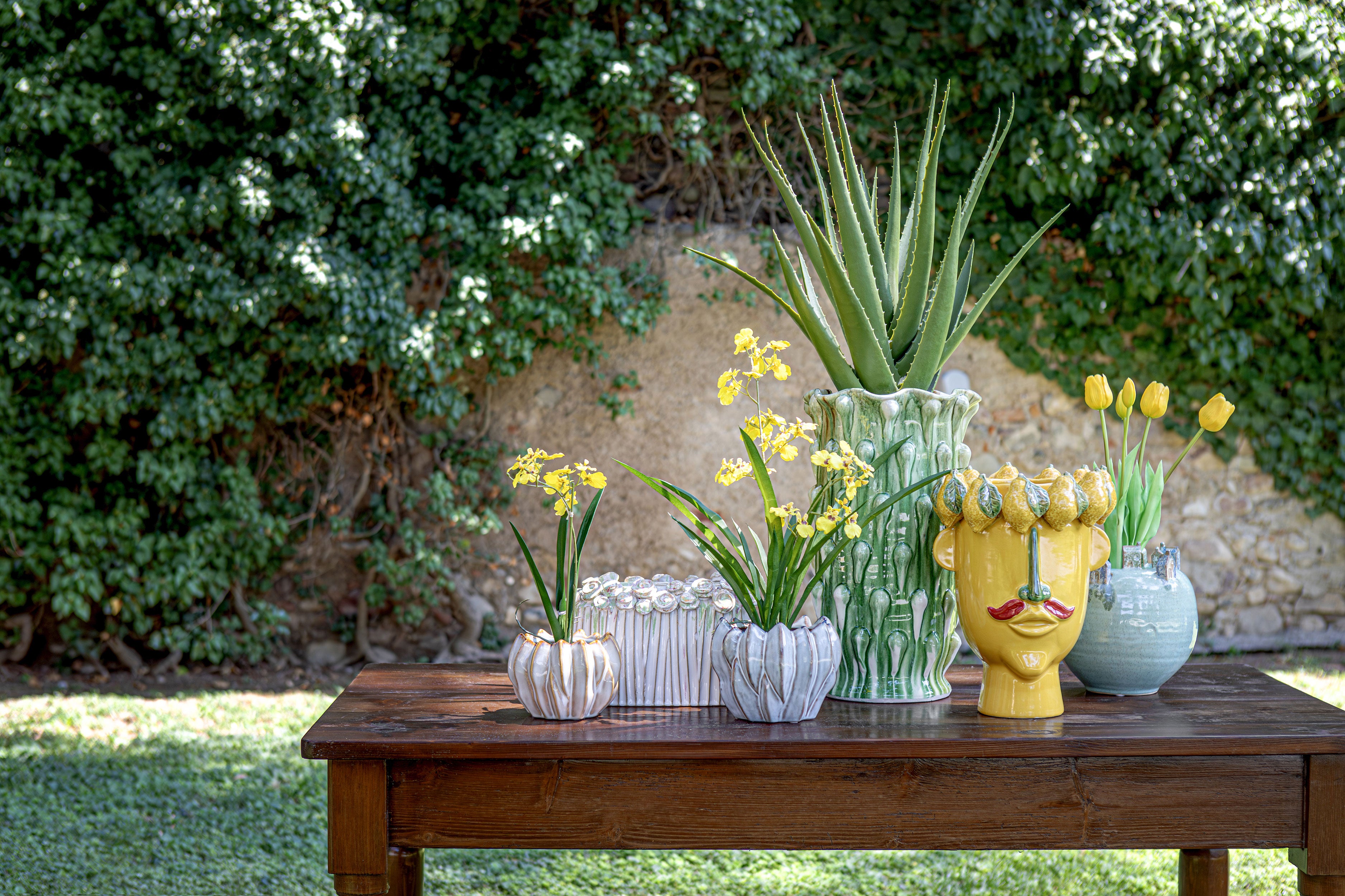 Fiorisufiori Vaso M - Stoneware,31x16x19.5 cm