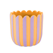 Set da 2 - Moira Cachepot L Viola - Cemento,17x17x17.5  cm