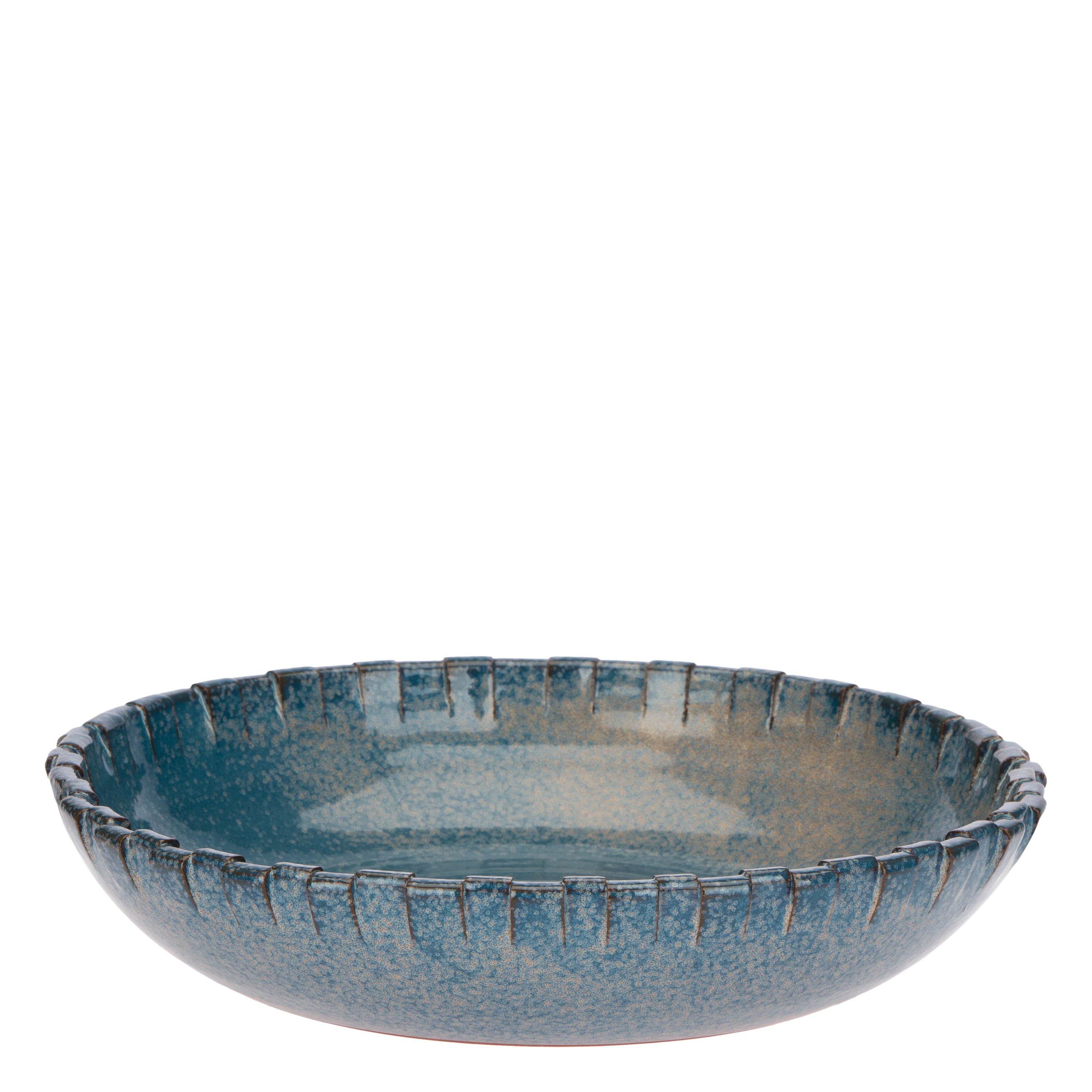 Sfrangiato Centrotav L Blu - Terracotta,40x40x7.5 cm