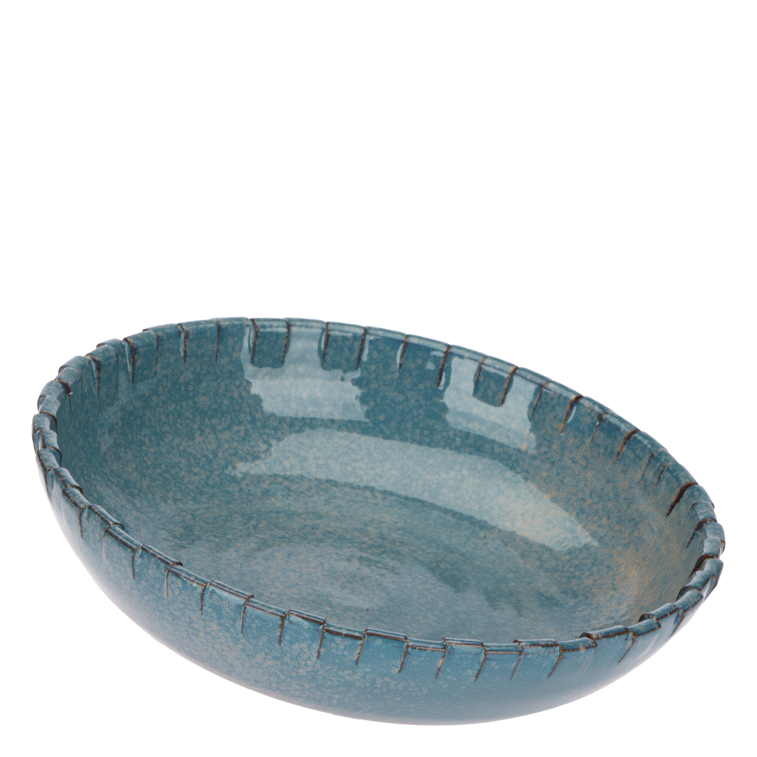 Sfrangiato Centrotav M Blu - Terracotta,31x31x6.5 cm