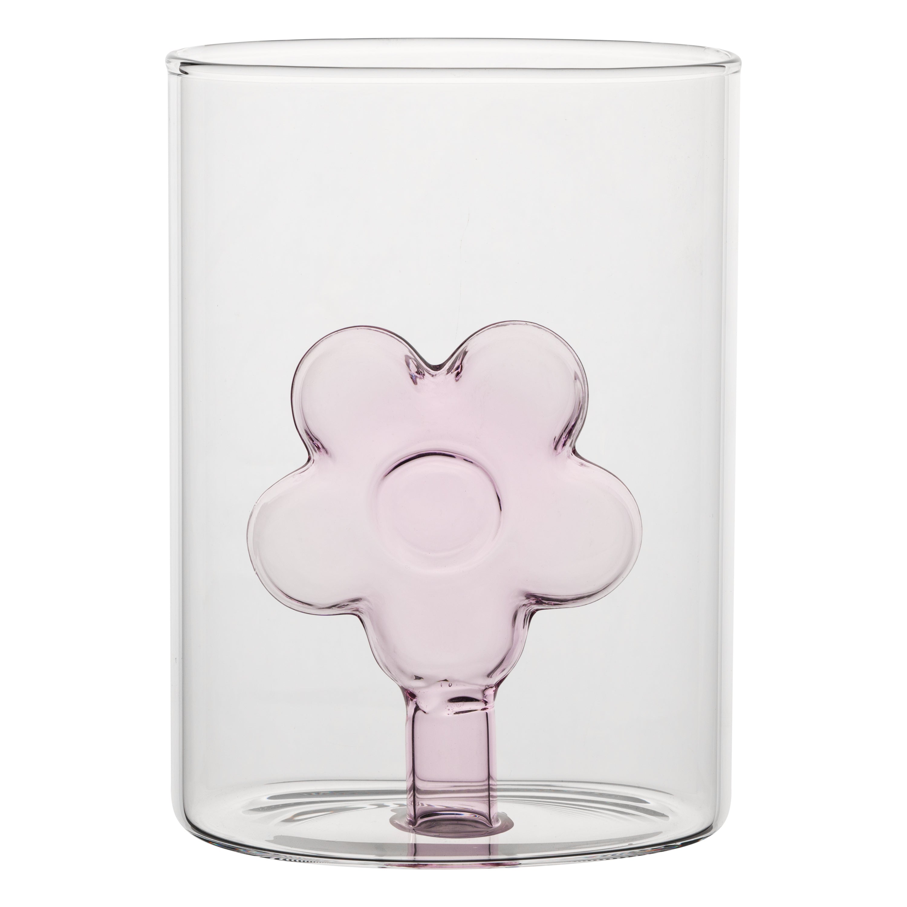 Set da 3 - Infiore Ovale S Rosa - Borosilicato,10X10X10.5 cm