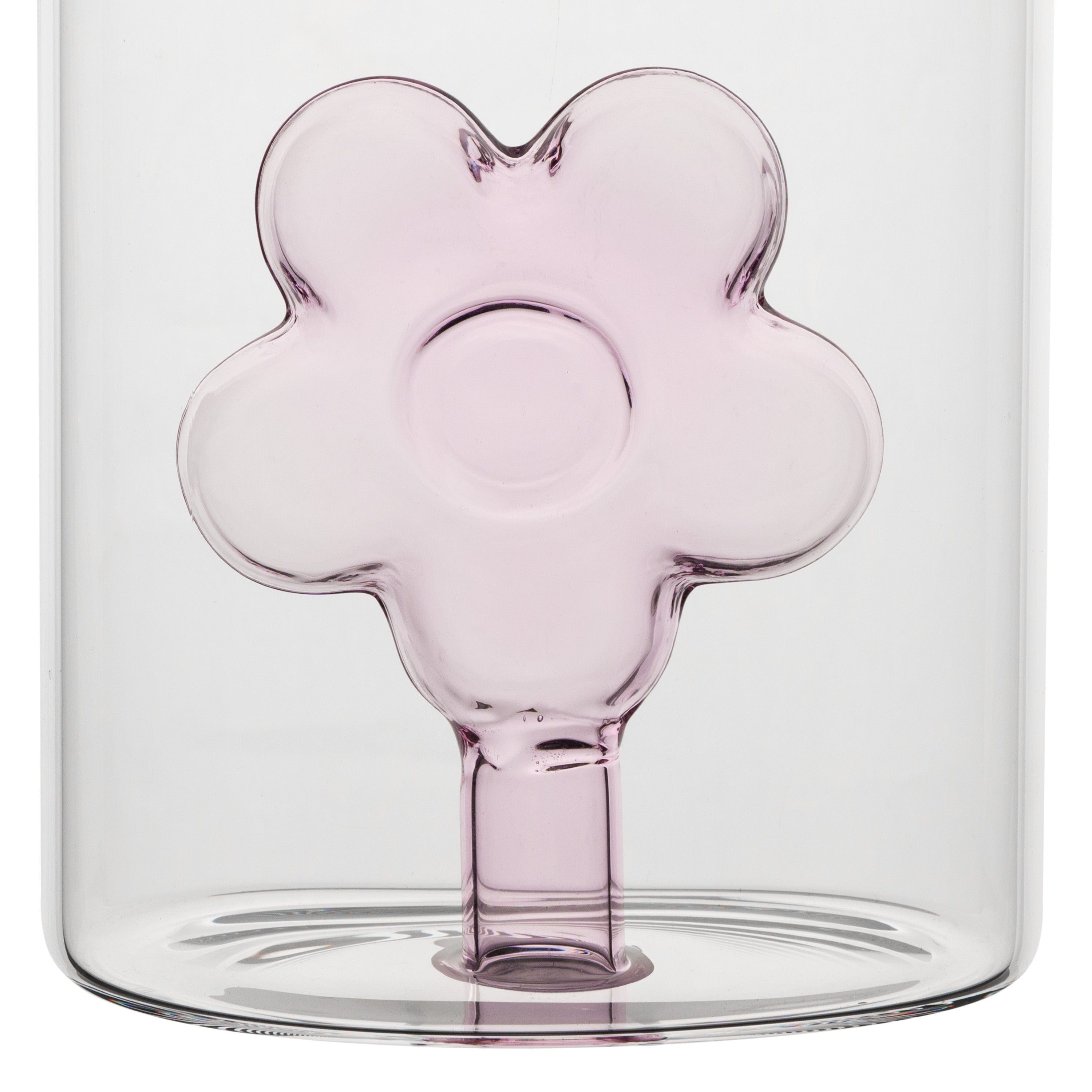 Set da 3 - Infiore Ovale S Rosa - Borosilicato,10X10X10.5 cm