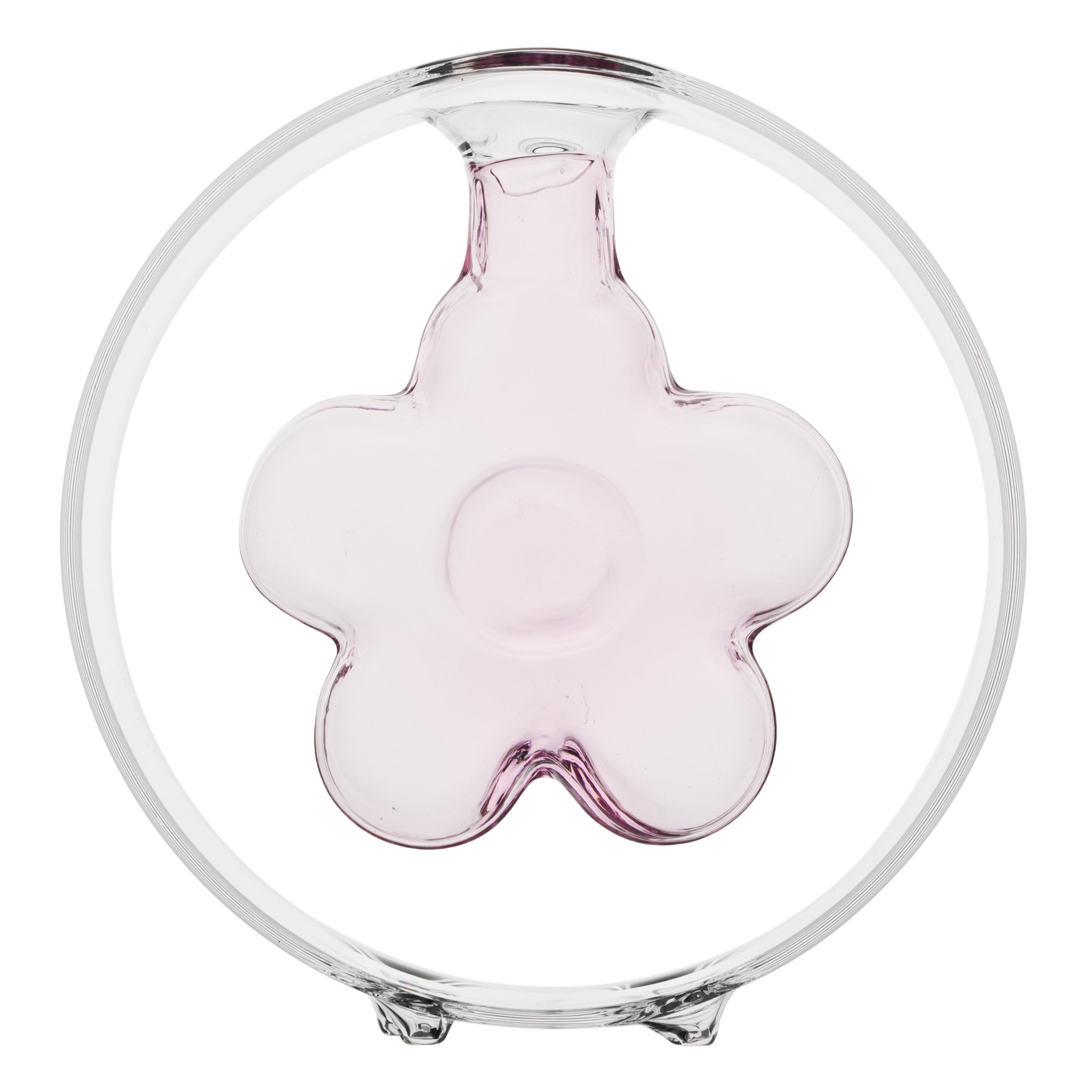 Set da 3 - Infiore Tondo S Rosa - Borosilicato,10X10X10.5 cm