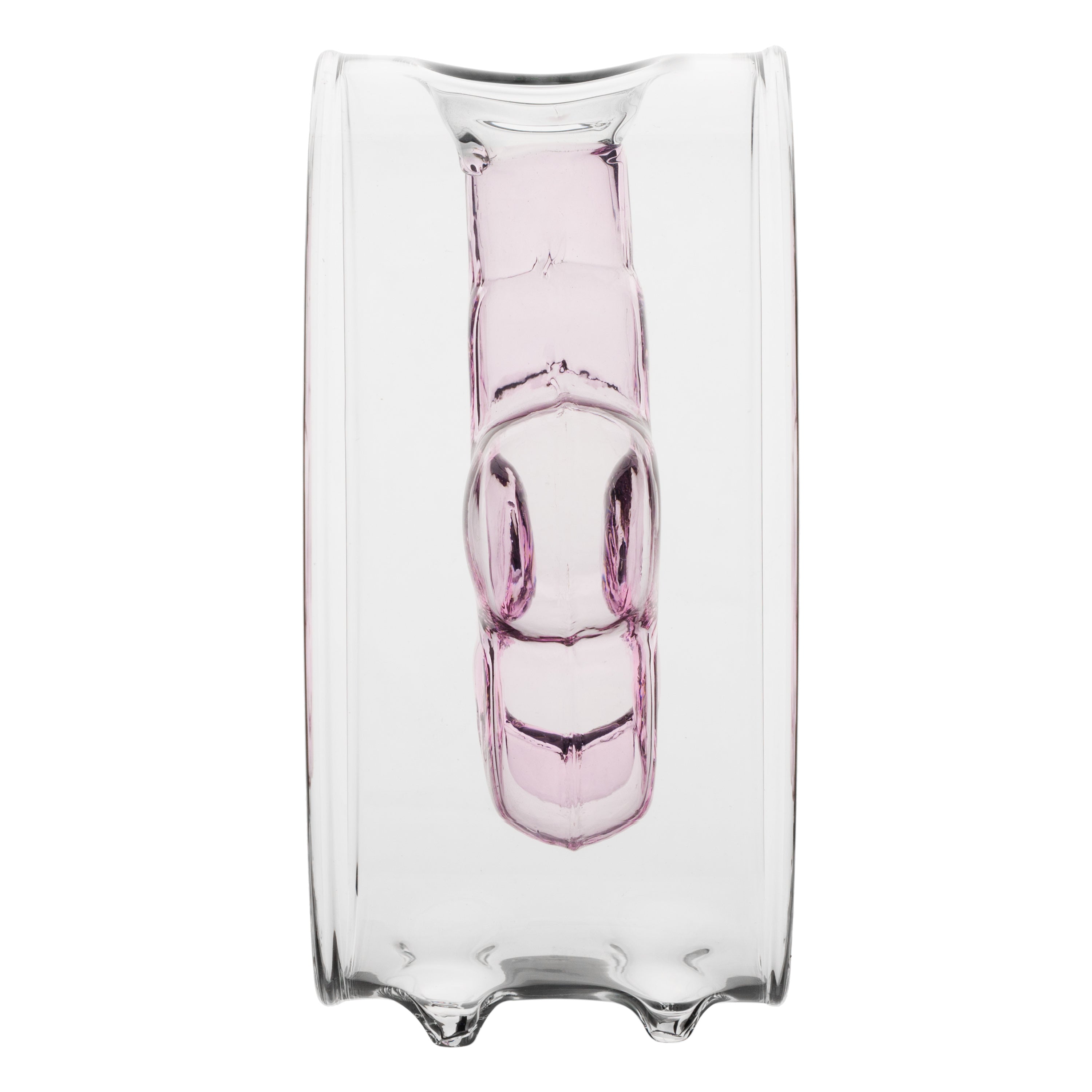 Set da 3 - Infiore Tondo S Rosa - Borosilicato,10X10X10.5 cm